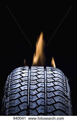 Detail of a tire on fire View Large Photo Image Stock Image - Detail of a tire on fire. Fotosearch