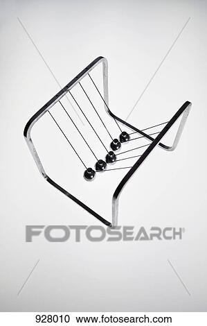 Stock Image - Newton's cradle. Fotosearch