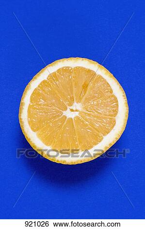 Stock Photograph - One half of an orange. Fotosearch