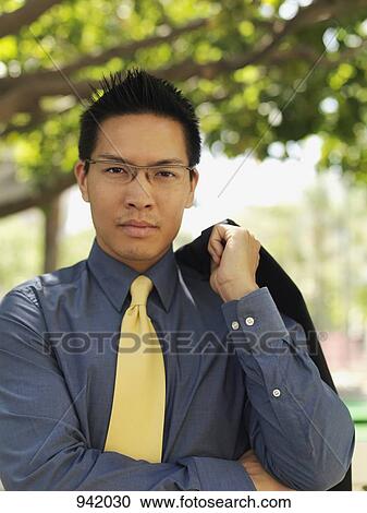 Stock Image - Portrait of a businessman. Fotosearch