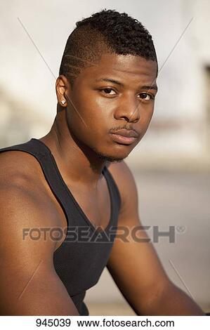 Stock Photo - Portrait of a young man. Fotosearch