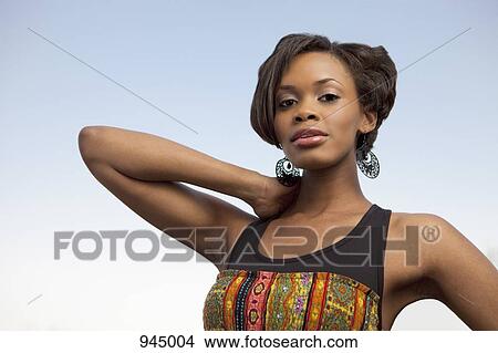 Portrait of a young woman View Large Photo Image Picture - Portrait of a young woman. Fotosearch