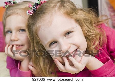 Portrait of two sisters View Large Photo Image Stock Photography - Portrait of two sisters. Fotosearch