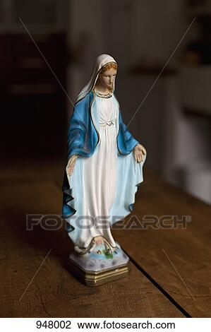 Statuette of the Virgin Mary View Large Photo Image Stock Image - Statuette of the Virgin Mary. Fotosearch