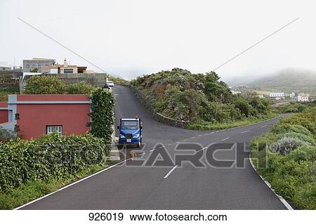 Stock Photo - Street intersection in a residential district. Fotosearch