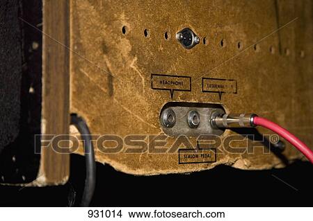 The back of an amplifier, extreme close up View Large Photo Image Picture - The back of an amplifier, extreme close up. Fotosearch