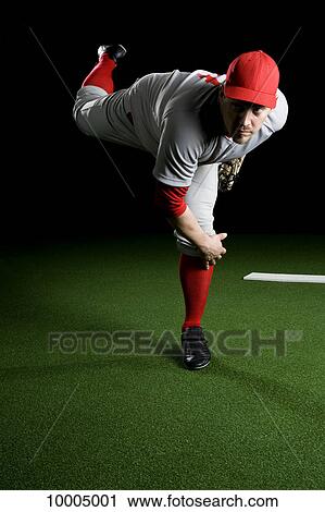 A baseball player after making a pitch View Large Photo Image Stock Image - A baseball player after making a pitch. Fotosearch
