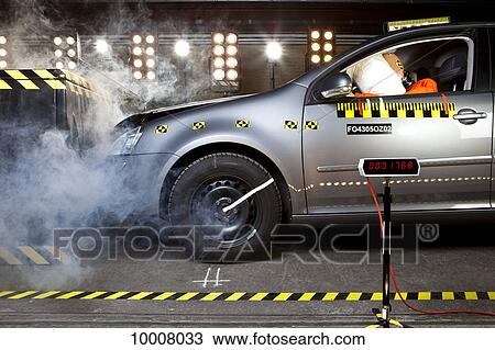 Stock Image - A crash test. Fotosearch