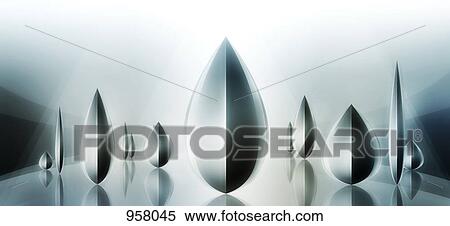 A large group of three-dimensional abstract bay leaf shapes View Large Photo Image Stock Photography - A large group of three-dimensional abstract bay leaf shapes. Fotosearch