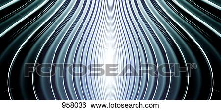 Abstract curved lines cool tones View Large Photo Image Stock Photograph - Abstract curved lines cool tones . Fotosearch