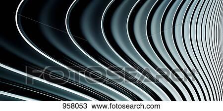 Abstract curved lines, diminishing perspective View Large Photo Image Stock Image - Abstract curved lines, diminishing perspective. Fotosearch