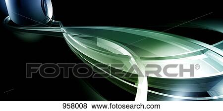 Abstract lines, leaf shape View Large Photo Image Stock Photo - Abstract lines, leaf shape. Fotosearch