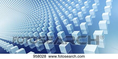 Close-up of abstract cubes on blue View Large Photo Image Stock Photo - Close-up of abstract cubes on blue. Fotosearch