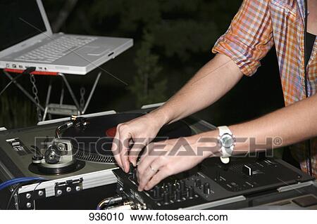 Detail of a DJ mixing View Large Photo Image Stock Image - Detail of a DJ mixing. Fotosearch