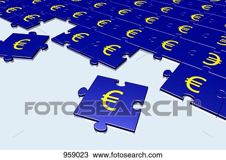 Euro only puzzle View Large Photo Image Stock Image - Euro only puzzle. Fotosearch