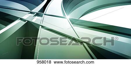 Intersecting three-dimensional lines in green View Large Photo Image Stock Photo - Intersecting three-dimensional lines in green . Fotosearch