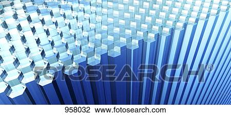 Rows of hexagon shaped rods View Large Photo Image Stock Image - Rows of hexagon shaped rods. Fotosearch