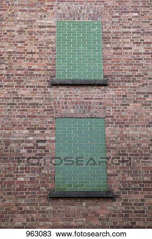 A brick wall with blocked windows View Large Photo Image Stock Image - A brick wall with blocked windows. Fotosearch