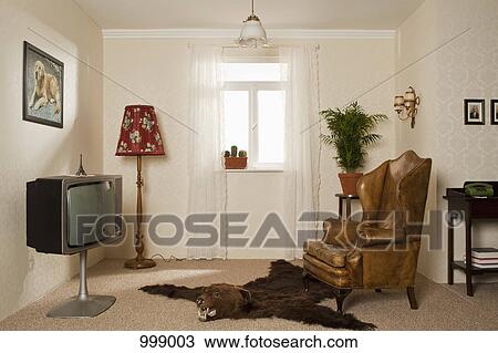 A kitsch living room View Large Photo Image Stock Image - A kitsch living room. Fotosearch