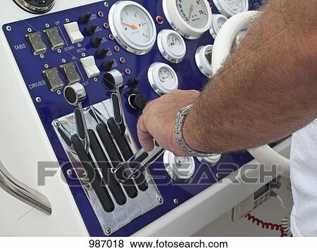 A man steering a boat, close-up of arm and hand View Large Photo Image Stock Photo - A man steering a boat, close-up of arm and hand. Fotosearch