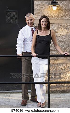 Stock Photograph - A mature couple, portrait. Fotosearch