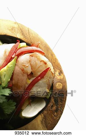 A mixed vegetable salad with shrimp View Large Photo Image Stock Image - A mixed vegetable salad with shrimp. Fotosearch