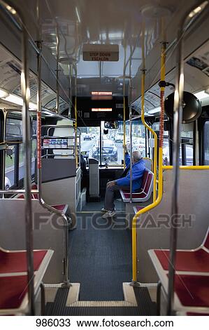A public bus, interior View Large Photo Image Stock Image - A public bus, interior. Fotosearch