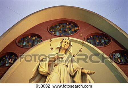 A statue of the Virgin Mary View Large Photo Image Stock Image - A statue of the Virgin Mary. Fotosearch
