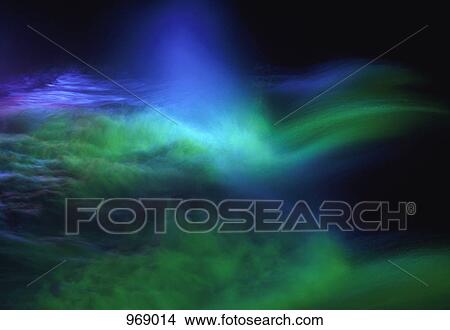 Abstract blue and green colored clouds View Large Photo Image Picture - Abstract blue and green colored clouds. Fotosearch