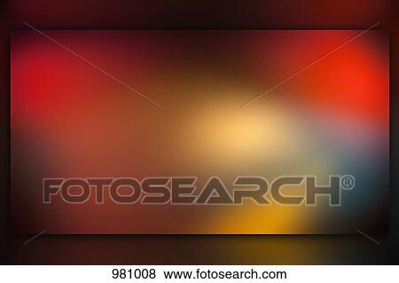 Stock Photo - Abstract colored light on a screen. Fotosearch