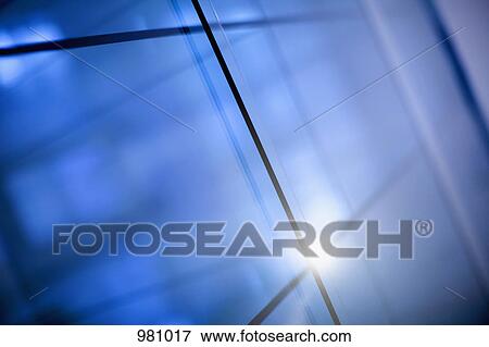 Stock Photo - Abstract intersecting lines on a glass surface. Fotosearch