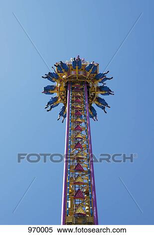 Amusement park ride View Large Photo Image Stock Photography - Amusement park ride. Fotosearch
