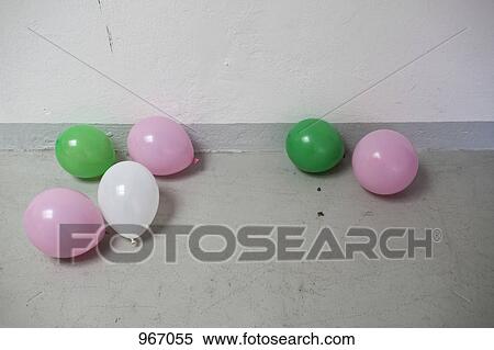 Balloons on the floor View Large Photo Image Stock Photography - Balloons on the floor. Fotosearch