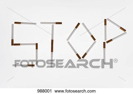Cigarettes spelling STOP View Large Photo Image Stock Image - Cigarettes spelling STOP. Fotosearch
