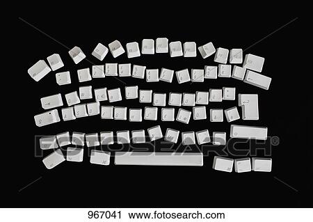 Stock Image - Computer keys. Fotosearch