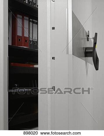 Detail of an open safe View Large Photo Image Stock Image - Detail of an open safe. Fotosearch