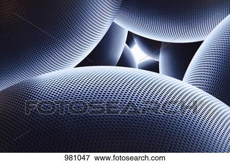 Stock Photo - Detail of spherical forms. Fotosearch