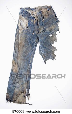 Extremely worn out jeans View Large Photo Image Stock Photo - Extremely worn out jeans. Fotosearch
