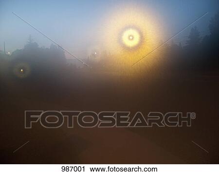 Glowing street lights View Large Photo Image Stock Image - Glowing street lights. Fotosearch