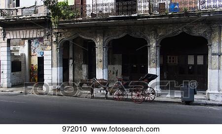 Stock Image - Horse and cart. Fotosearch