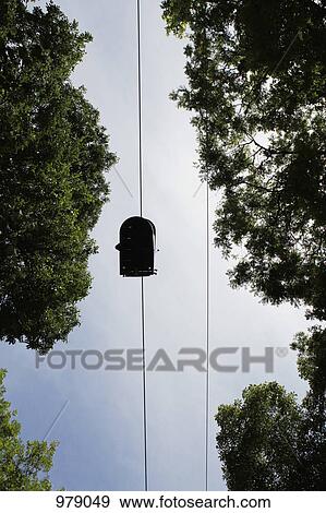 Low angle view of a cable car View Large Photo Image Stock Photo - Low angle view of a cable car. Fotosearch