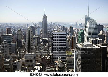 Manhattan cityscape View Large Photo Image Stock Image - Manhattan cityscape. Fotosearch