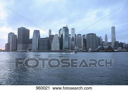 Manhattan skyline View Large Photo Image Stock Image - Manhattan skyline. Fotosearch