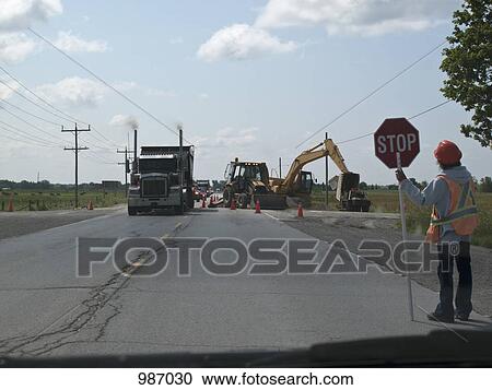 Road construction View Large Photo Image Stock Image - Road construction. Fotosearch