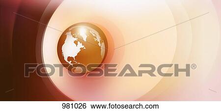 The earth within an abstract pattern View Large Photo Image Stock Photograph - The earth within an abstract pattern. Fotosearch