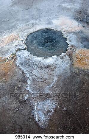 View of a hot spring, El Tatio, Atacama Desert, Chile View Large Photo Image Picture - View of a hot spring, El Tatio, Atacama Desert, Chile. Fotosearch