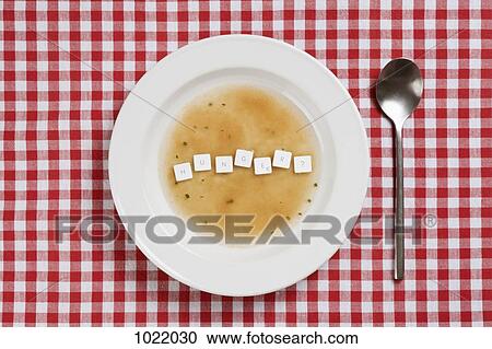 A bowl of soup with floating computer keys spelling HUNGER? View Large Photo Image Stock Image - A bowl of soup with floating computer keys spelling HUNGER?. Fotosearch