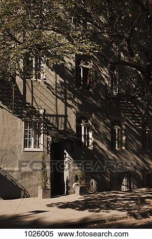 A brownstone, New York City View Large Photo Image Stock Photography - A brownstone, New York City. Fotosearch