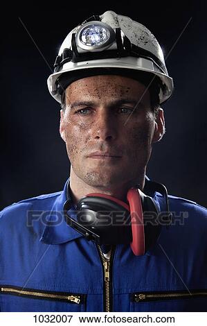 A coal miner, portrait, looking away View Large Photo Image Stock Photo - A coal miner, portrait, looking away. Fotosearch