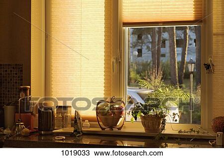 A domestic kitchen counter and window, still life View Large Photo Image Stock Image - A domestic kitchen counter and window, still life. Fotosearch